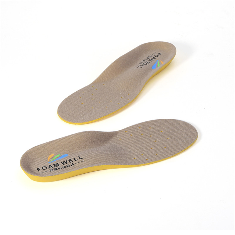 2020 Vânzare fierbinte Șoc Absorbție Deep Heel Orthotic pu spumă insole sport