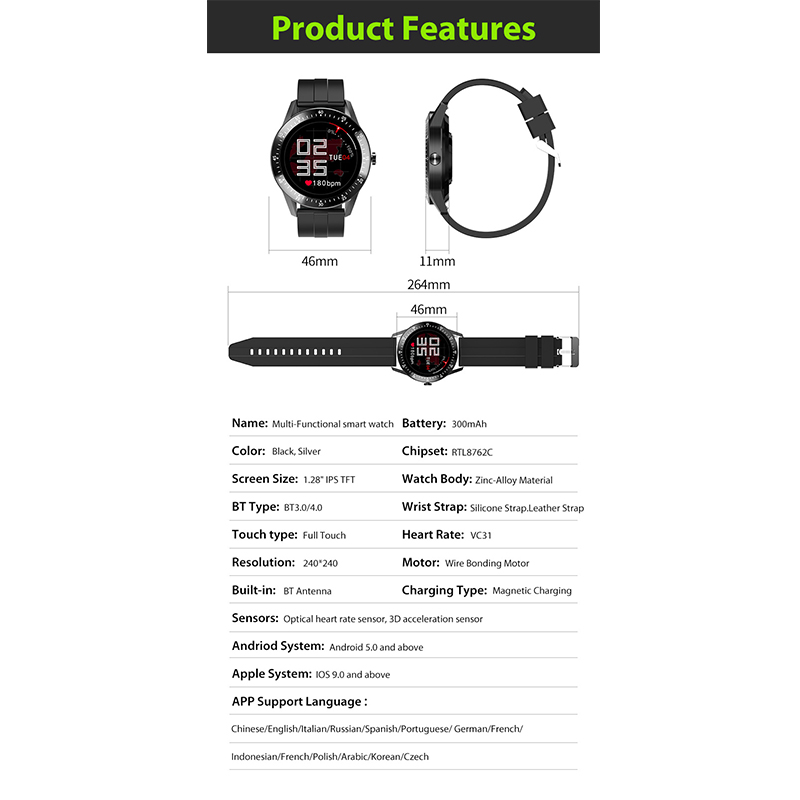 Utilitar Smart Watch S11 Zinc-Alloy Material