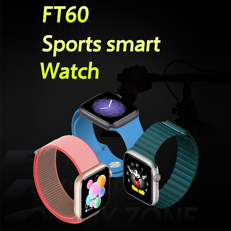 Smart watchFT60,Bluetooth; Monitorizarea tensiunii arteriale; Monitorizarea somnului; colecția de date sportive: detectează starea mișcărilor zilnice