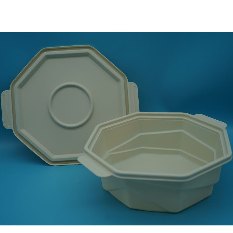 compartiment microunde etanș, capac ecologic, ecologic, pentru a lua ambalaje alimentare biodegradabile, depozitare alimente recipiente alimentare