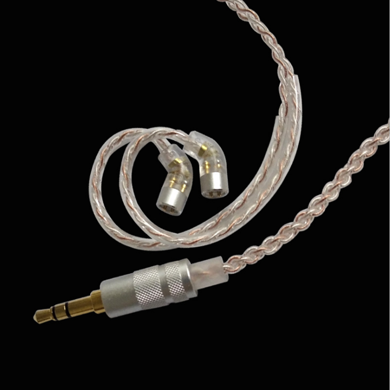 Customizate japoneză cupru Sparrow EM2 cu microfon sârmă de upgrade earphone 0.78 MMCX/Tip-C fir de ureche de cupru placat cu argint