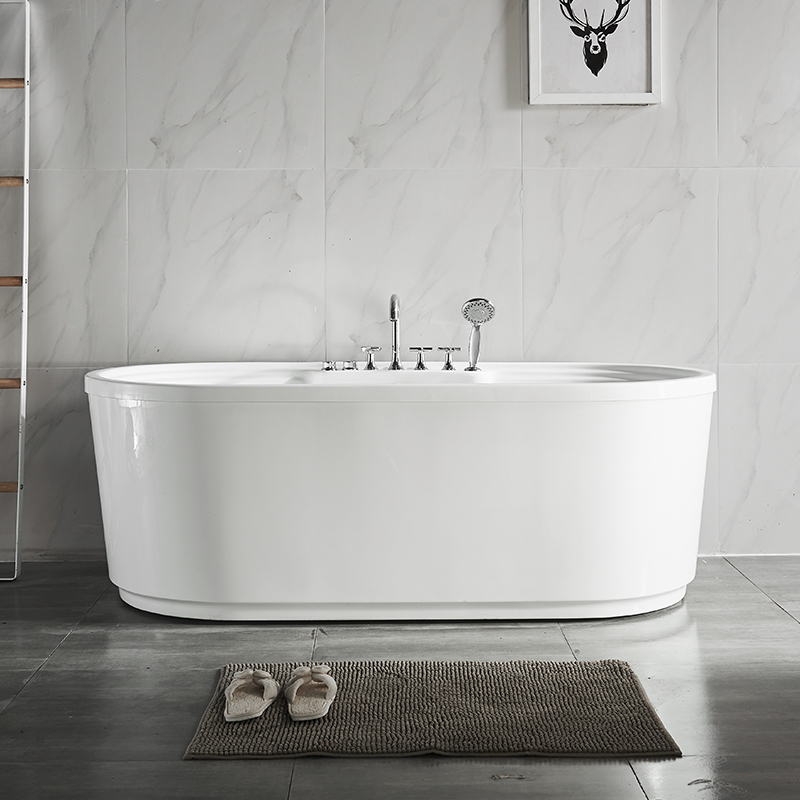 Cadă clasică de baie ABS de cea mai bună calitate cu jeturi și robinete de alamă