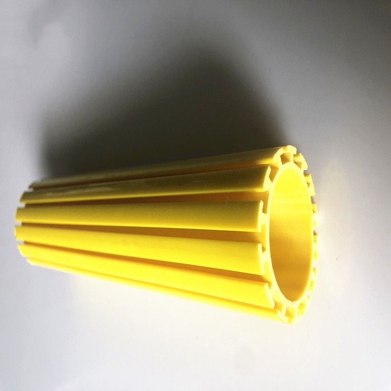 extrudare personalizată din pvc profil țeavă profil din plastic din tub pentru suport pentru acadele slot glisant