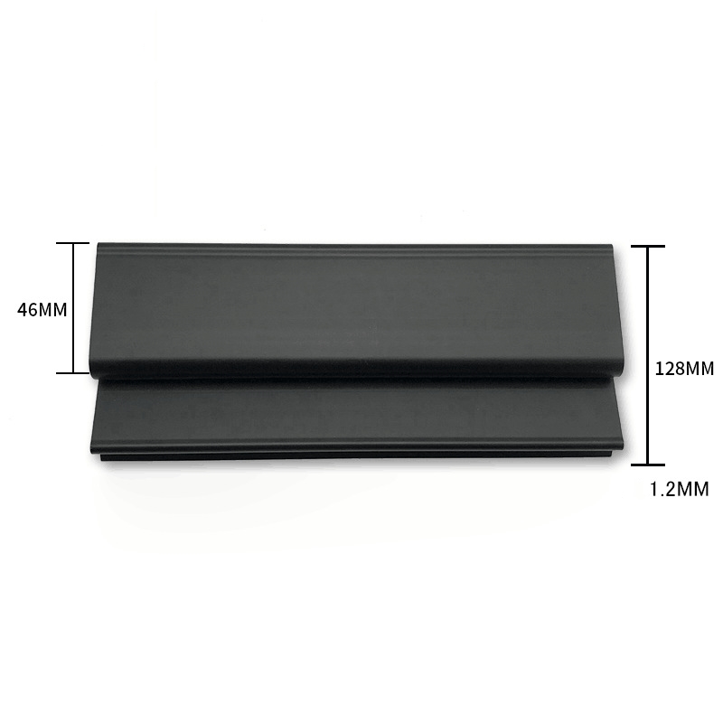 profiluri din plastic extrudat la comandă, decorare muchie pentru sistem ignifug de ușă