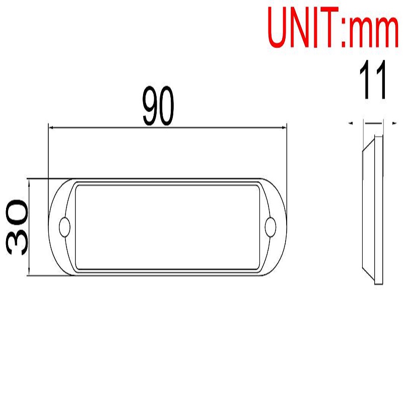 ECE R65 12W Atenție LED