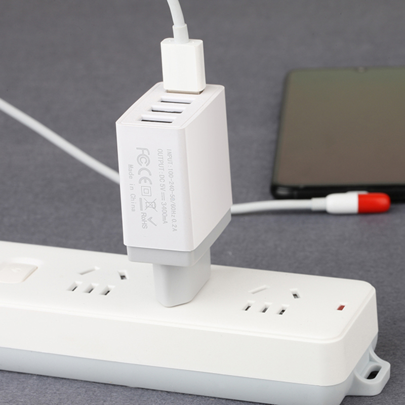 4 porturi Adaptor pentru încărcător de perete USB Încărcător rapid pentru telefon mobil Încărcătoare multi port USB
