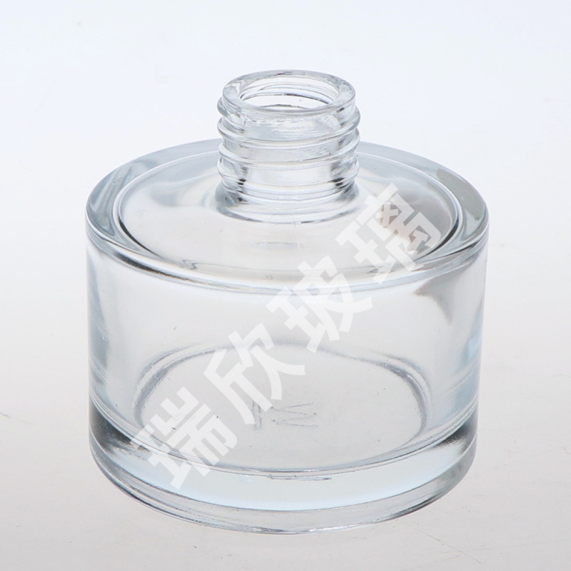 Difuzor cu sticlă de sticlă tip rotund 100ml cu capac cu role