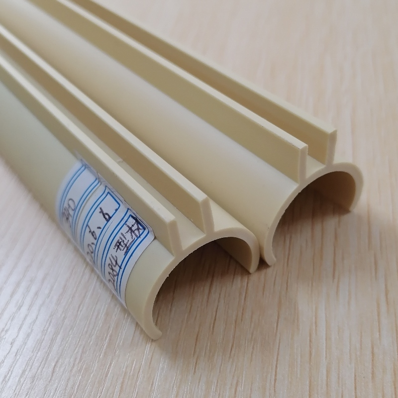 PVC U Channel Curved pvc plastic rot tube profile secțiunea benzi pentru trime de protecție