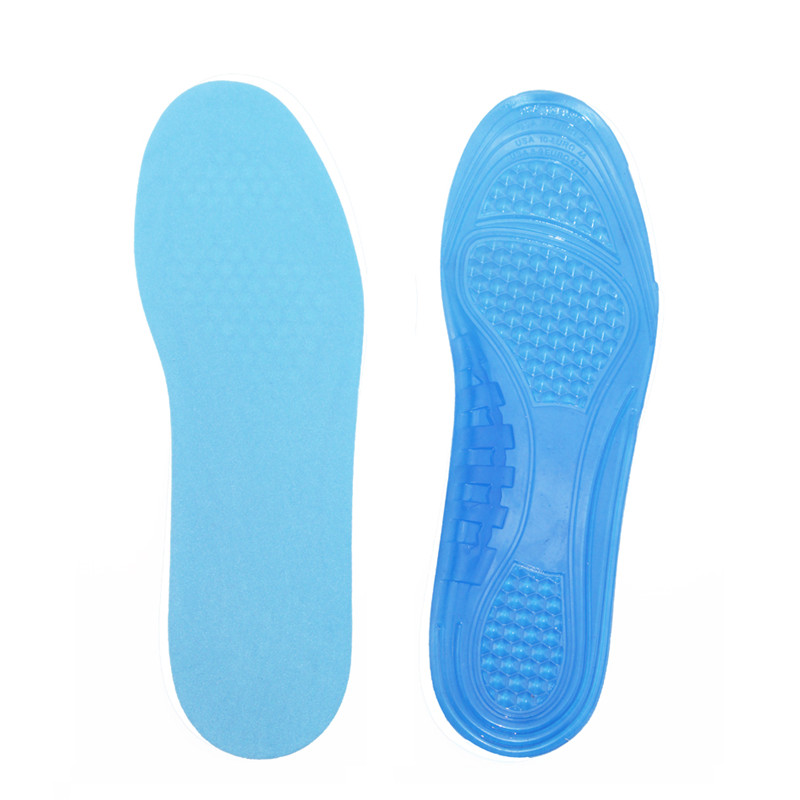 Sport non-Slip arcul suport gel de confort ortostic silicon pu spumă insole pentru reducerea durerii la nivelul picioarelor
