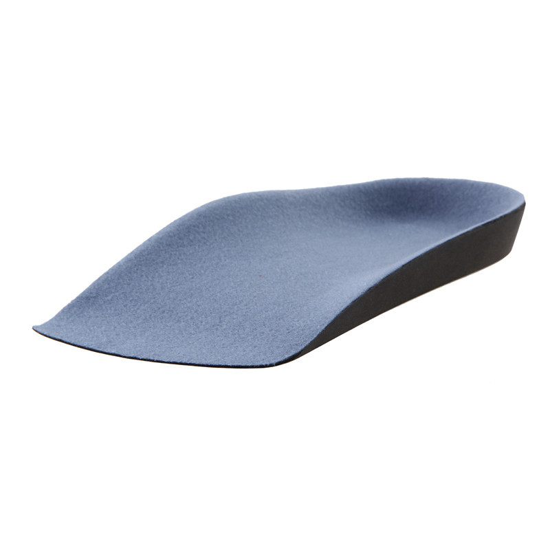 3/4 Length PU Hard Plastic High Quality Custom Flat Feet Arch Suport Orthopedic Shoe Insoles