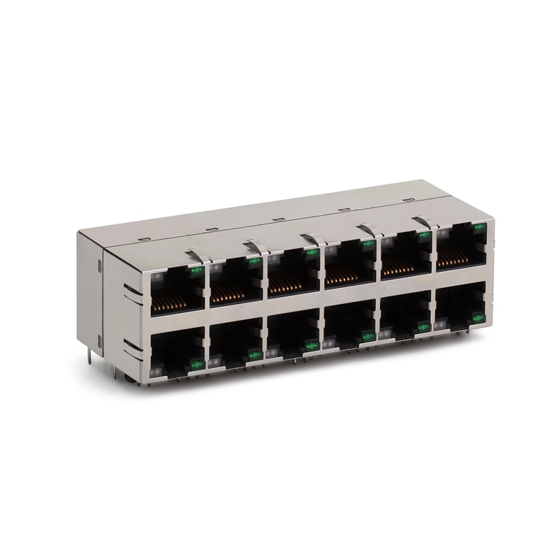 RJ45,2X6 (Filtru), LED, Carcasă de protecție