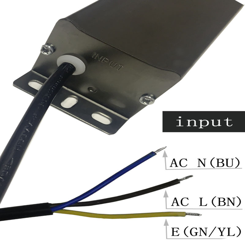 60w-12v presiune constantă carcasă de aluminiu black griy driver