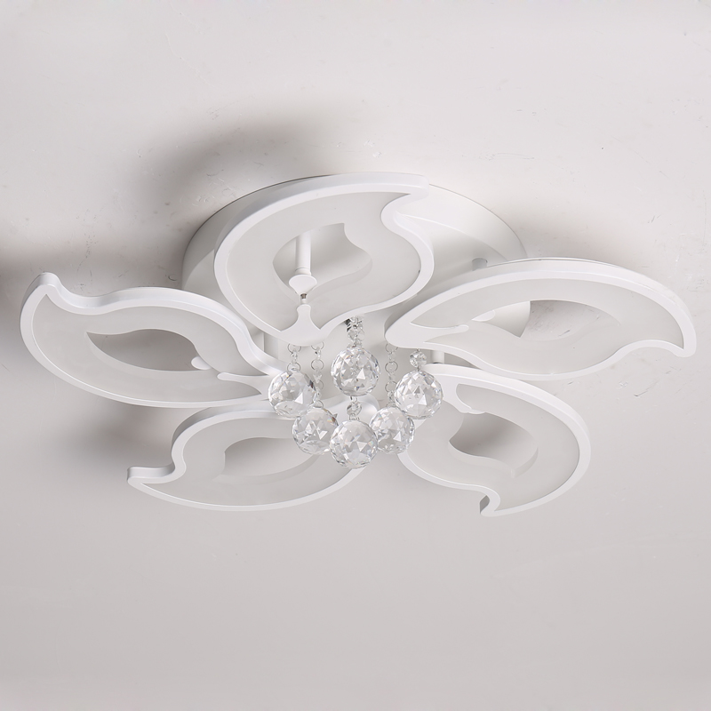 Plafonieră LED cu formă de floare de candelabru cu cristale cu 5/8/15 capete