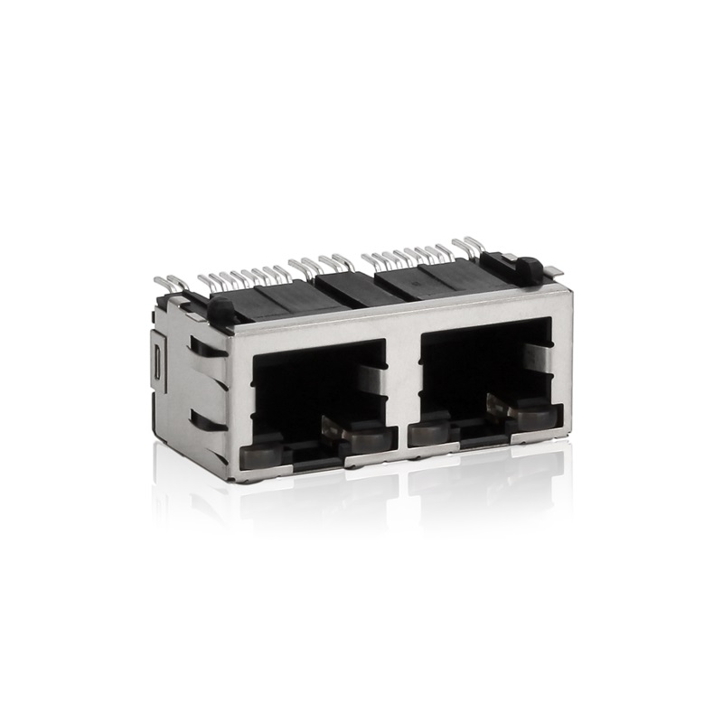 RJ45,1X2, LED, carcasă de protecție