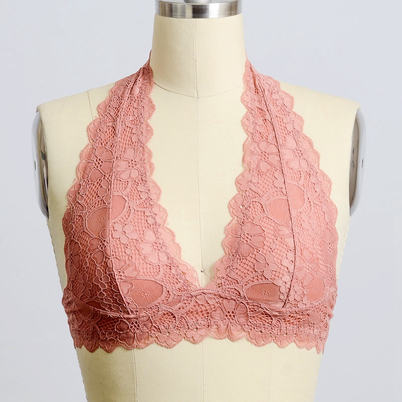 GA-5234 Grace Girl Lace Halter Top Branlette en-gros