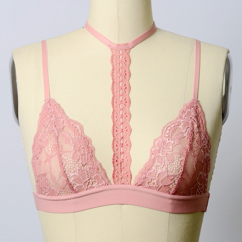 GA-5370 GRACE GIRL SCALLOP Lace Choker BRALETTE Comert cu ridicata