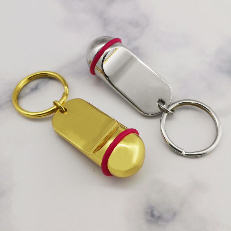 Blank Metal Hotel Keychain