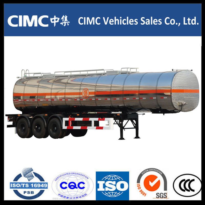 Semi-remorcă rezervor combustibil CIMC de vânzare la cald