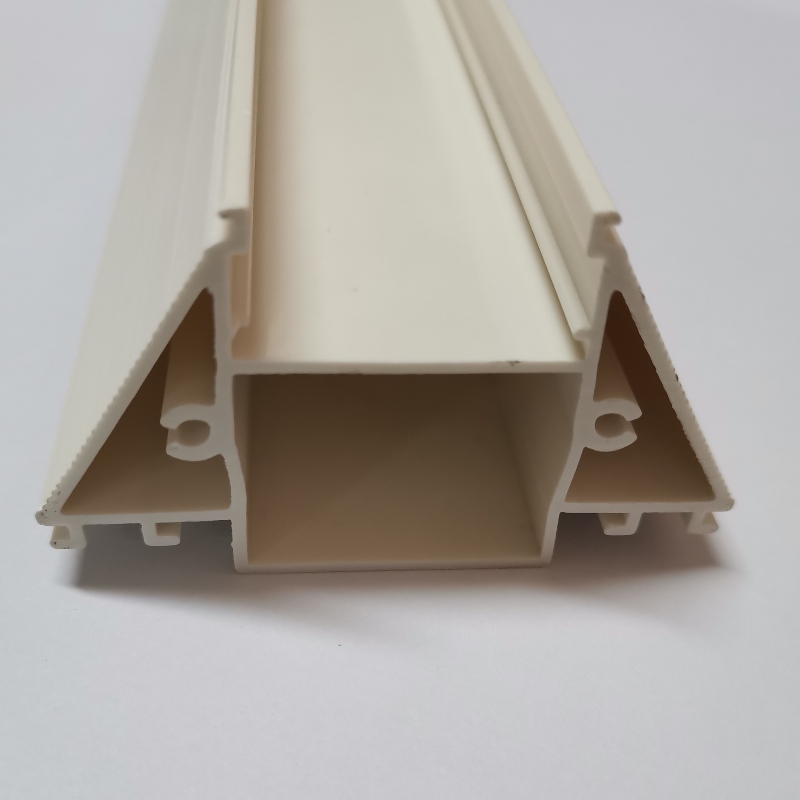 personalizat secțiunea de profile plastice extrudate pvc din material plastic pentru alunecarea de iluminat de la producătorul de plastic chinez