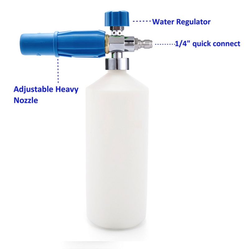 Spumă Cannon Spumă de zăpadă Lance Spălător cu presiune Spălare auto Eliberare rapidă Reglabilă 1\/4 \