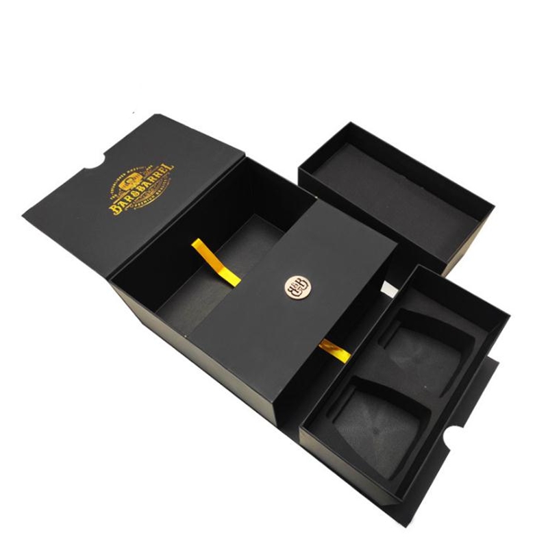 Producători personalizate cutie de ambalaj high-end cup ă rafinat set set sertar tip ambalaj cadou
