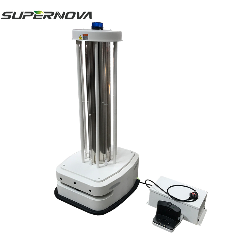 480W Wifi AI Dezinfectarea Smart Sterilizer Light Disinfectare UVC Robot UV Lamp