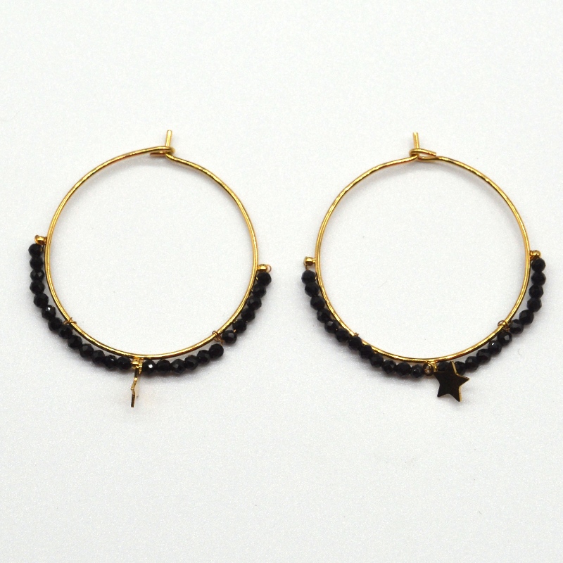 Cercei rotunzi, poartă mărgele, stil etnic, retro, stil boem, cercei cerc, stil femeie, stil boem stea, pandantiv, fabrică de prelucrare a bijuteriilor din China Ruifanbao
