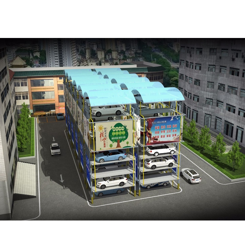 China Carusel echipamente de parcare inteligente construite în afara producătorului de sisteme de parcare rotative cu circulație verticală
