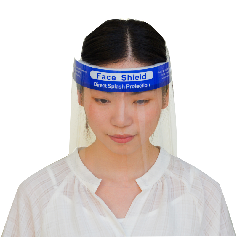 Custom Clear Adult Anti-praf Anti Splash Plastic Shield protector de față Full Face Faceshield
