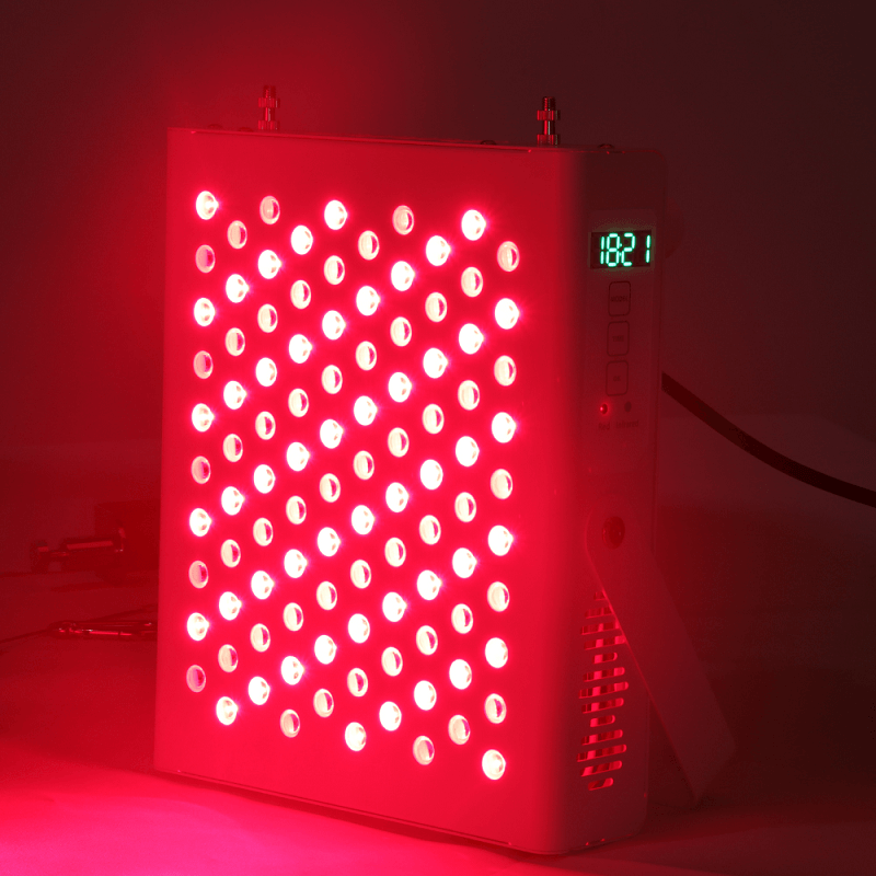 RD500 Red 660nm și aproape infraroșu 850nm dispozitive de lămpi pentru terapie la domiciliu, lumină de terapie cu led LED de 500 W pentru calmarea pielii și a durerii