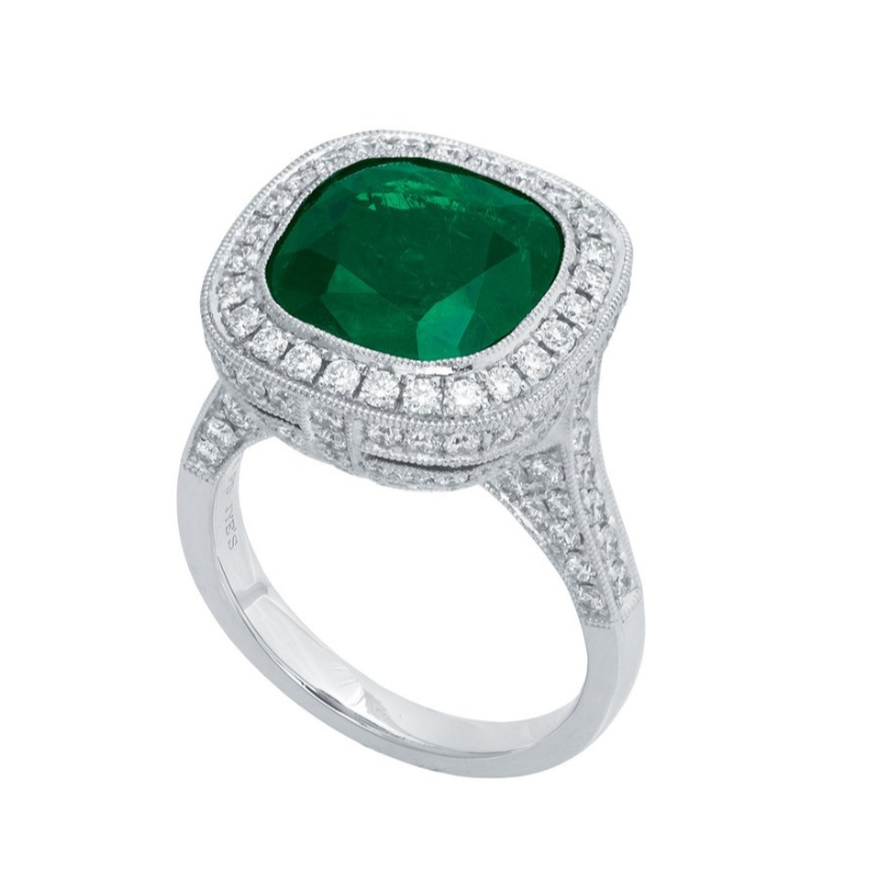 Femei stil european și american atmosferă simplă cuib gheare set zircon inel de argint 925 China Ruifanbao fabrica de prelucrare de bijuterii