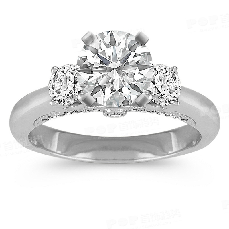 Set de gheare atmosferice simple pentru femei Inel din argint 925 Fabrica de bijuterii din China Ruifanbao