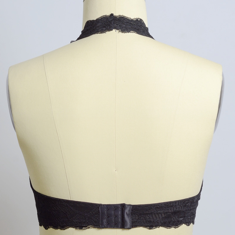 GA-5234PLUS GRACE GIRL LACE HALTER TOP BRALETTE