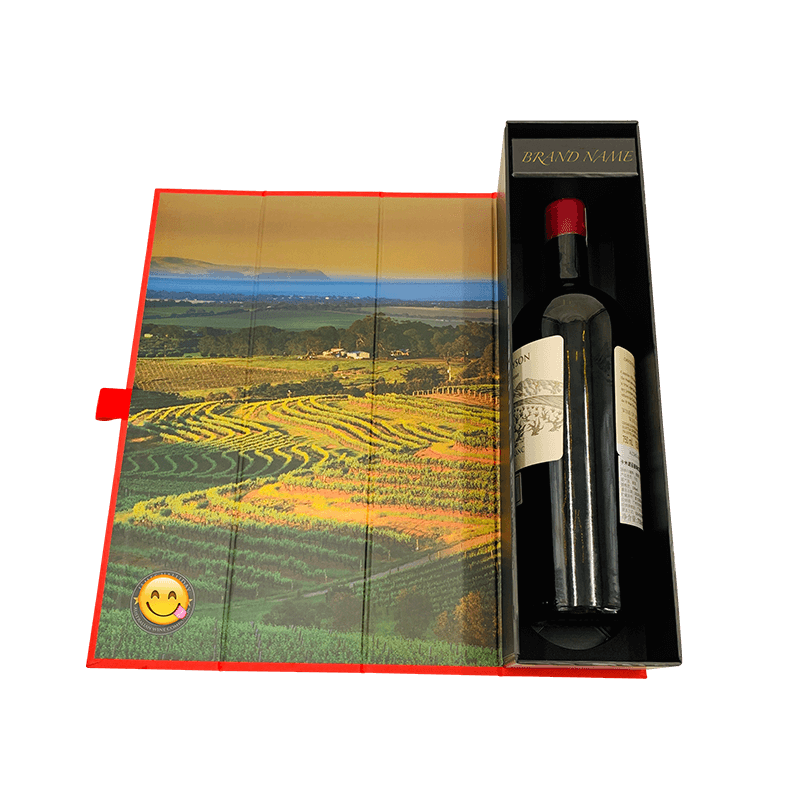 Red Wine Box Custom Made Color Birthday Gift Wine Box pentru cadouri