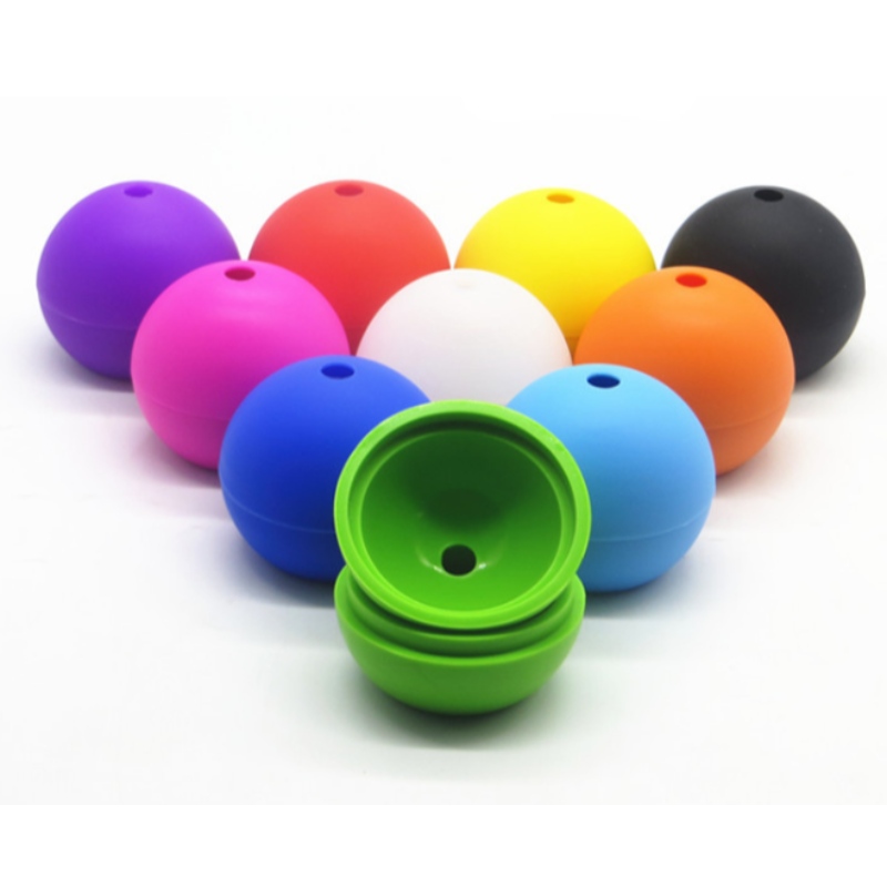 Hochei pe gheață din silicon mucegai din hochei pe gheață din silicon 6cm mare hochei pe gheață spot rotund hochei pe gheață matriță multicolor opțional mucegai pentru fabricarea gheții