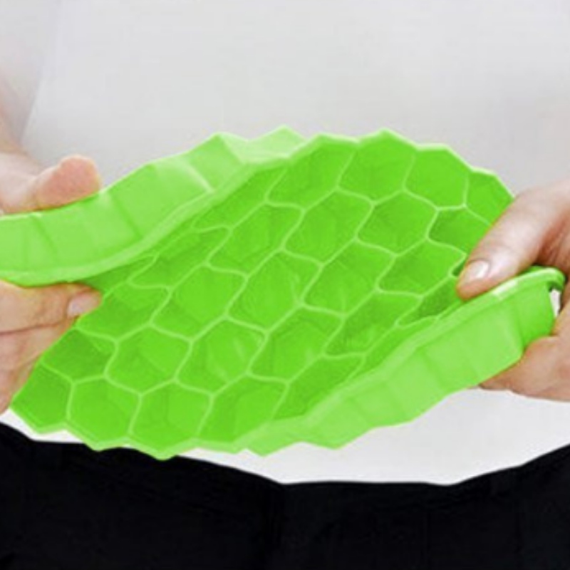 37 celule fagure de gheață rețea de gheață silicagel grătar de gheață cu capac casă gheață matriță