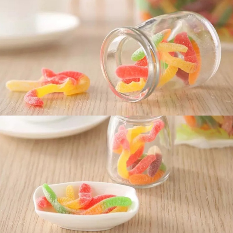 Silicon vierme bomboane model omidă formă pește Insecta model de ciocolată mic șarpe gheață lattice