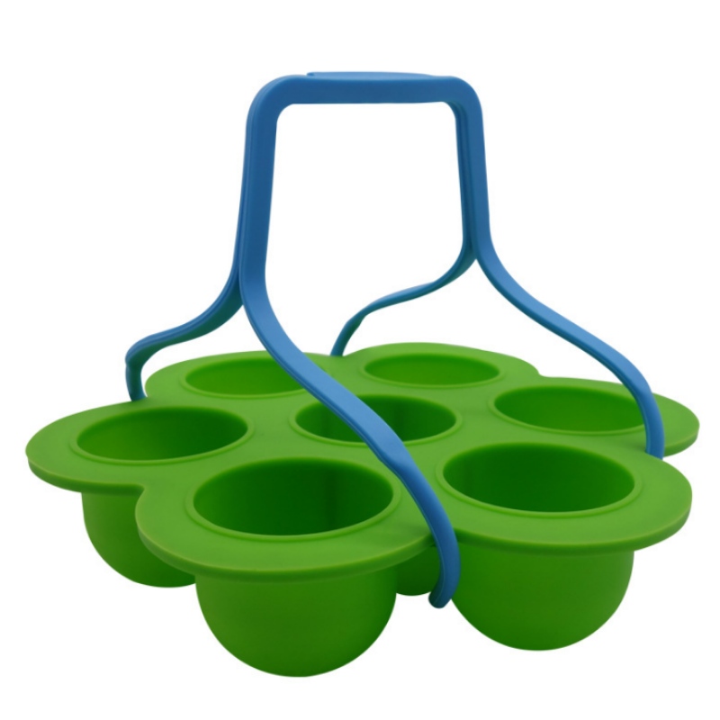 Accesoriu cu 7 găuri de silicagel, mânere pentru cutia de alimente, matriță pentru tort de silicon, grătar de gheață