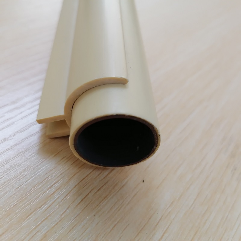 PVC U Channel Curved pvc plastic rot tube profile secțiunea benzi pentru trime de protecție