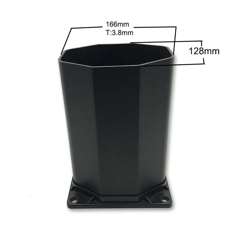 Custom plastic octogonal tub tub accesoriu pentru echipament de duș pe plajă