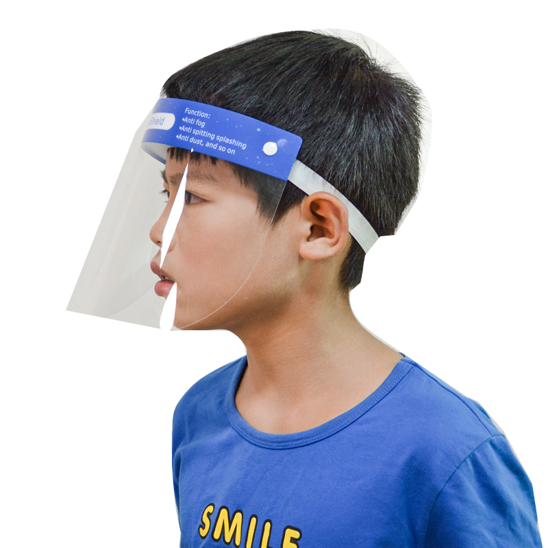 Protector din plastic anti-ceață pentru copii, scut facial pentru față