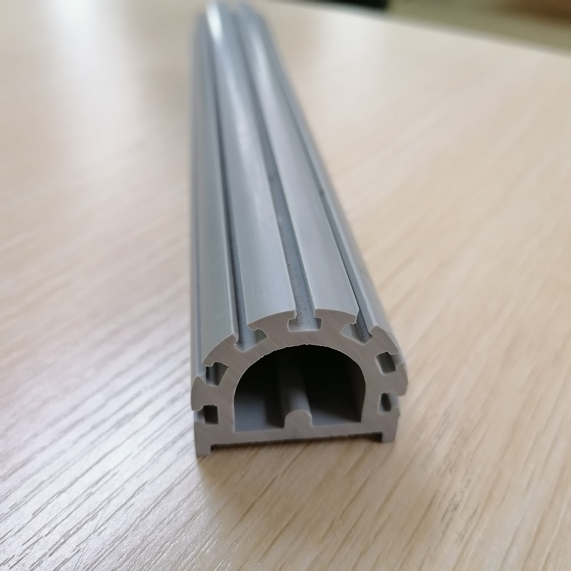 Profil pvc personalizat din fabrică, profil industrial, profil industrial pvc, profil de formă D.
