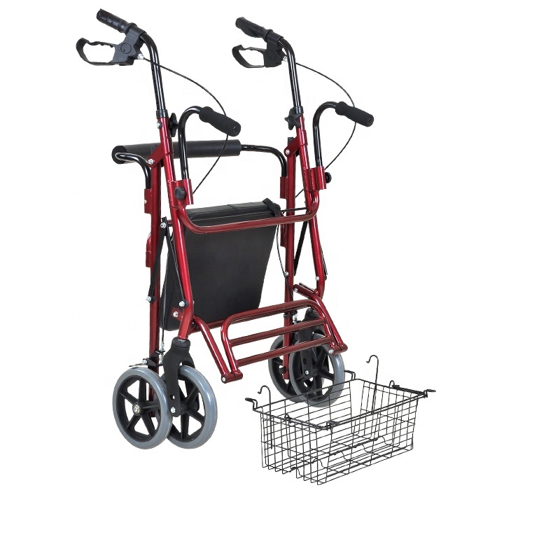 Rollator cu cotieră și suport pentru picioare