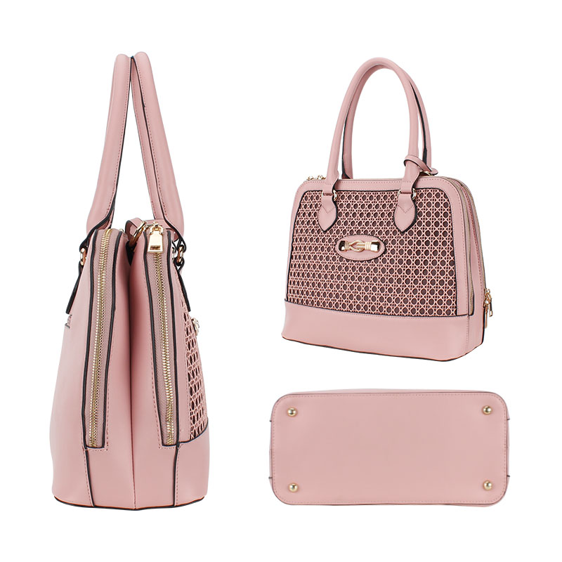 Hollow Out Design Handbags Office Ladies Handbags Vânzare la cald Genti de mână-HZLSHB024