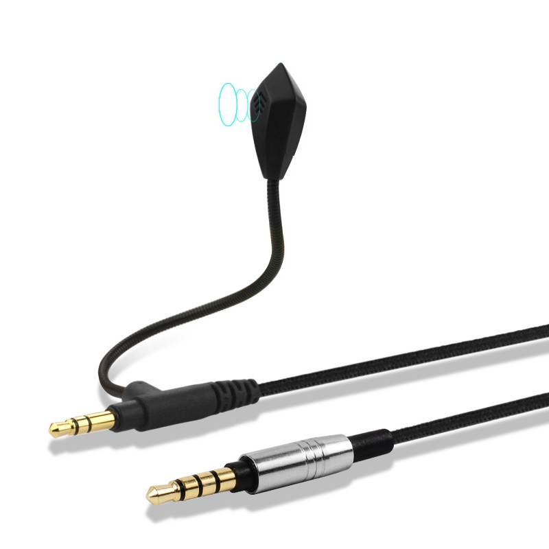 Căști cu microfon cablu audio 3.5 de la mascul la masculin K cântec auto Cablu AUX linie microfon control
