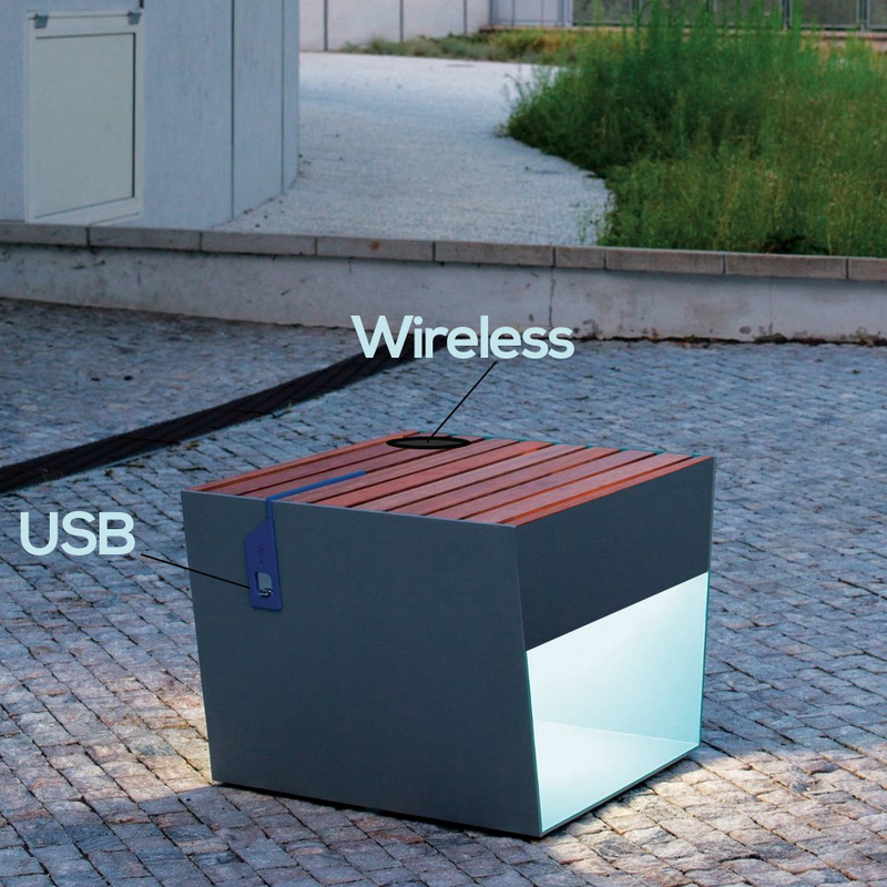 Preț ieftin Varietate Design WiFi USB Chargring Cutie solară din metal