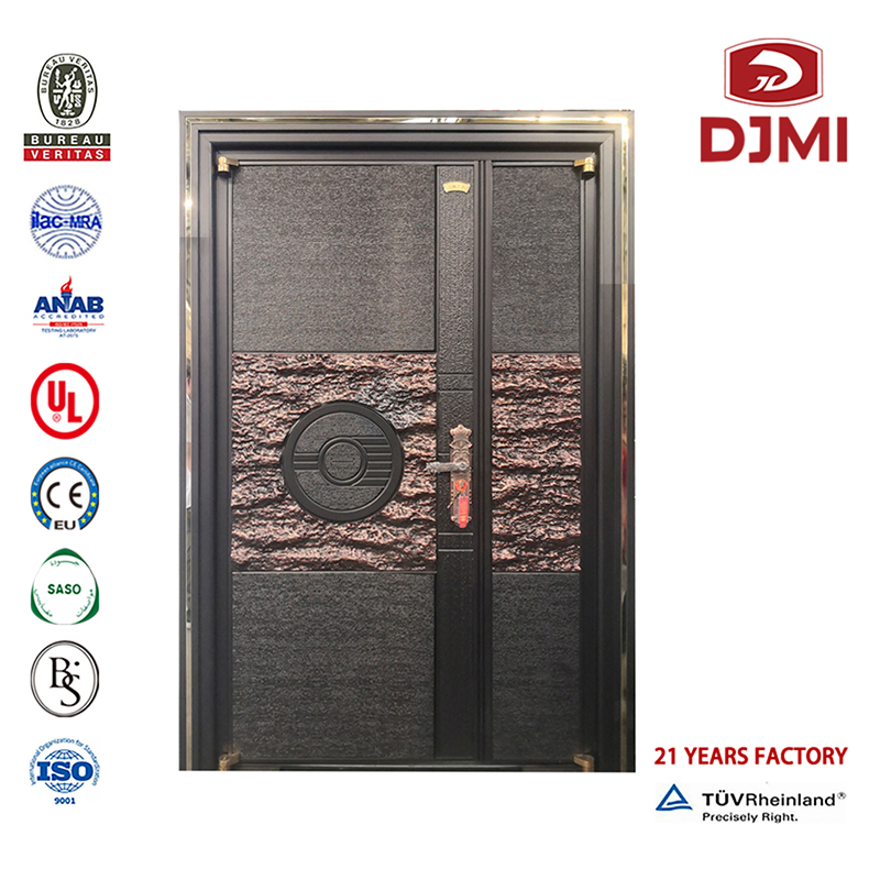 High Quality Gated Blast Resstanstant Armurated Sliding Steel Front Door Cheap Main Gate Steel Black Armured Door Loops personalizate din lemn în Guangdong New Steel Wood Security Door Super Blindat Doors