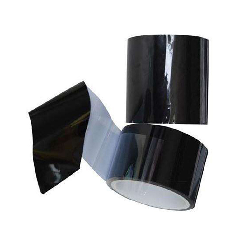 Furnizare de bandă de umbrire rezistentă la temperaturi ridicate, bandă acoperită cu două fețe din PET negru și alb, bandă dublă pentru produse electronice
