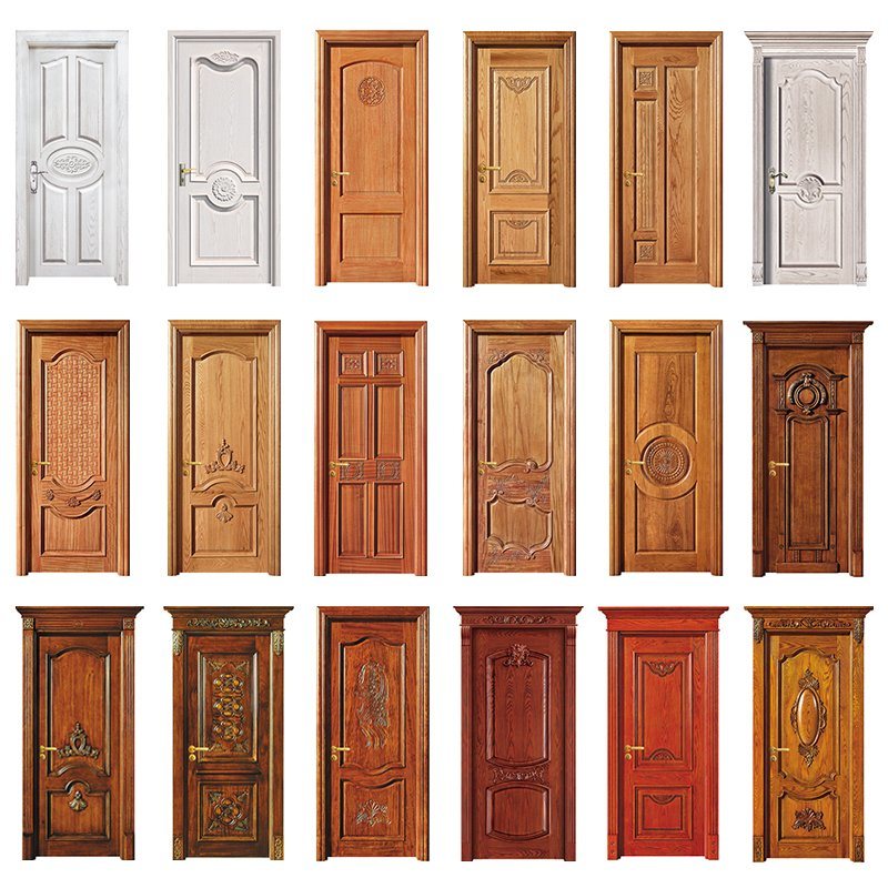Noi Setări Mdf Pcv Graved Wood Doors Single Wood White Color Glass Door China Factory Inter Ieftin Bedroom Wooden Wpc Skin for Wood Door High Quality Broderie Diyar Wood Wood Door în Liban
