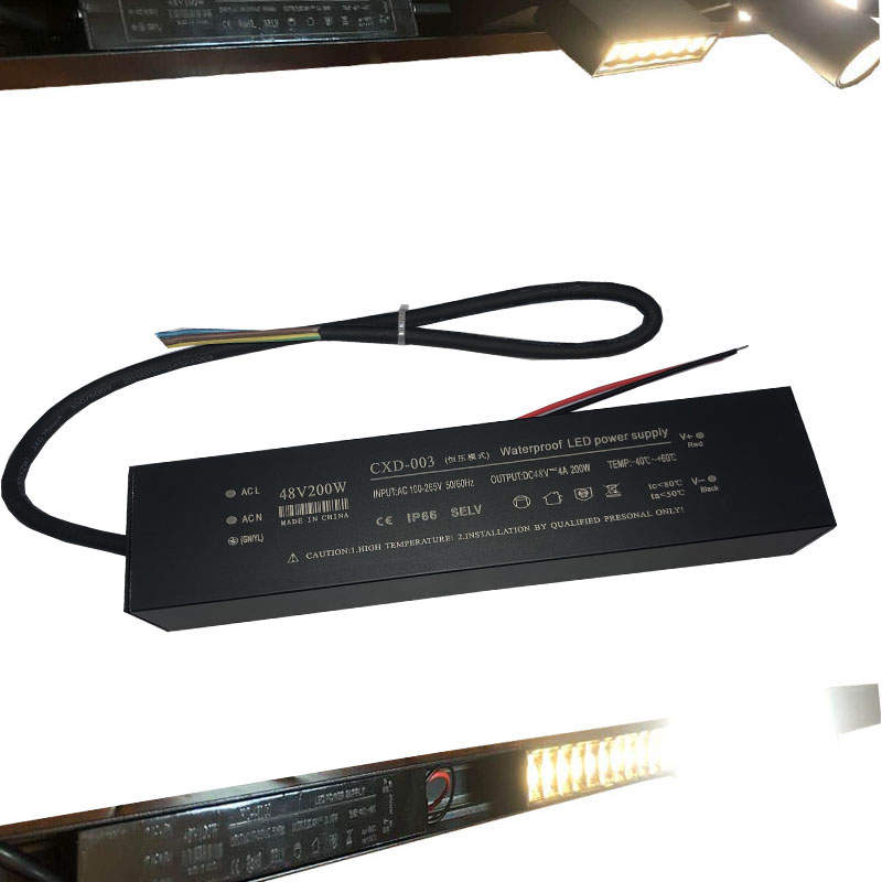 48V 200W Încălzirea apei a LED Alimentarea cu energie la temperaturi scăzute și testarea impermeabilă.